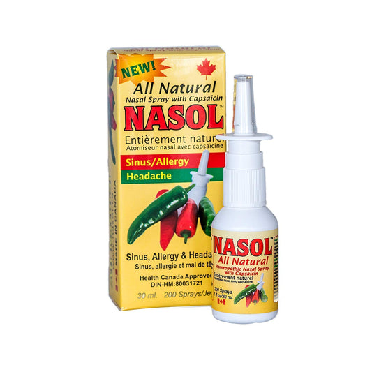 nasolRE, All-Natural Capsaicin Nasal Spray (200 Sprays)